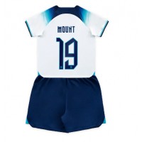 England Mason Mount #19 Heimtrikotsatz Kinder WM 2022 Kurzarm (+ Kurze Hosen)